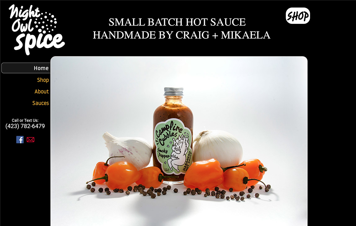 Campfire Cuddles Hot Sauce from Night Owl Spice in Johnson City, Tennessee, USA
