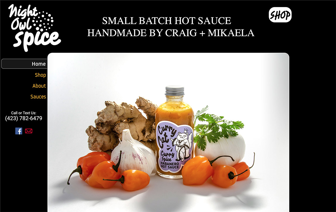 Curry Cat Hot Sauce from Night Owl Spice in Johnson City, Tennessee, USA