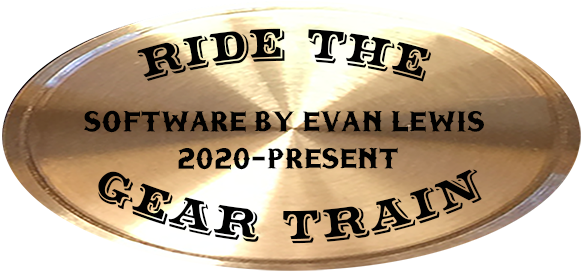 gold disk large LOGO for Ride the gear train